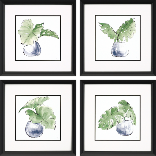 Big Plant Leaf Framed Wall Art (II)