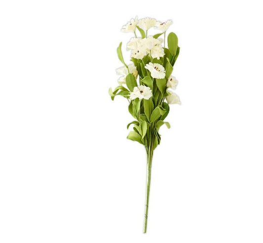 Cream Dianthus Flower Stemm Bouquet Spray