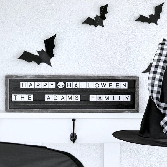 Black Paper Bats (Set of 16)