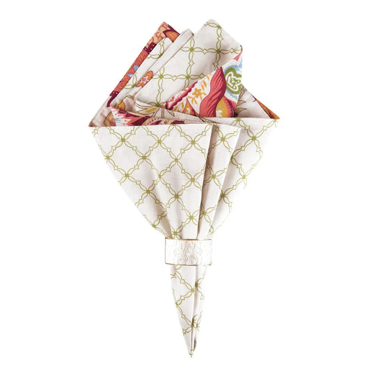 Fabric Bethany Floral Reversible Napkin (Set of 4)