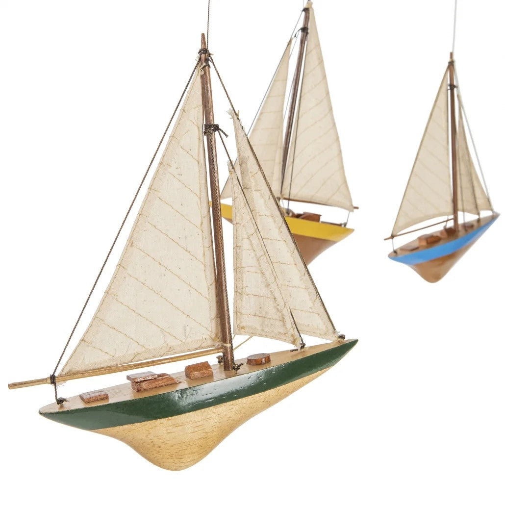 A-Cup 1930s J-Yacht Sailboat Mobile (Primary)