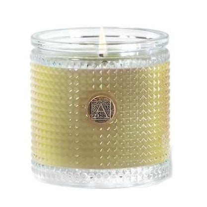 Aromatique Scented Textured Glass Jar Candle (Grapefruit Fandango)