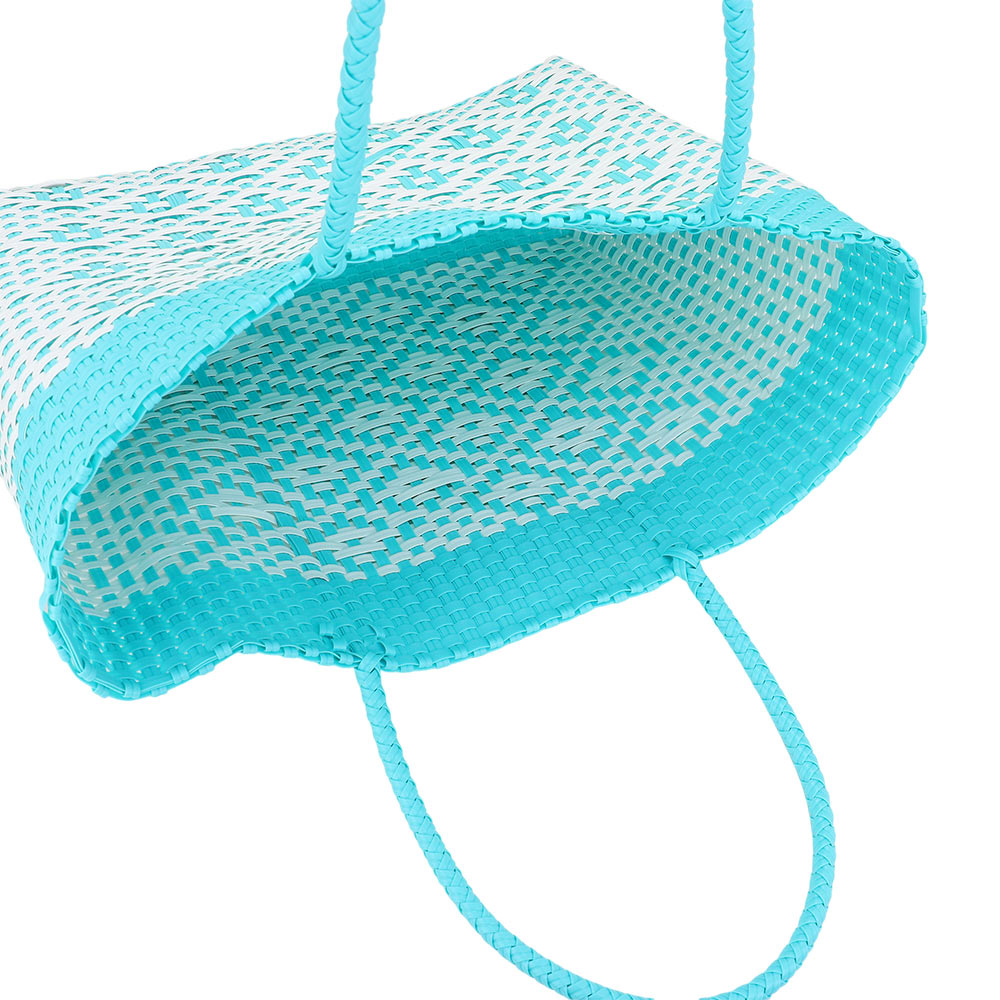 Black and White Aztec Beach Basketweave Tote Bag/Shoulder Bag/Purse