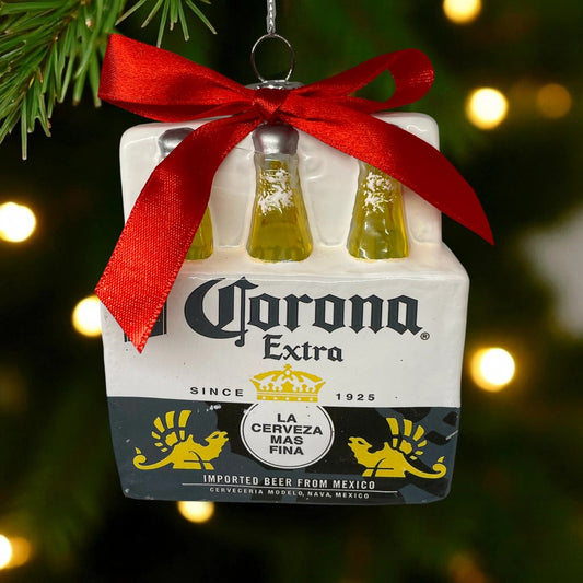 Mexican Beer Bottle Six-Pack Christmas Tree Ornament