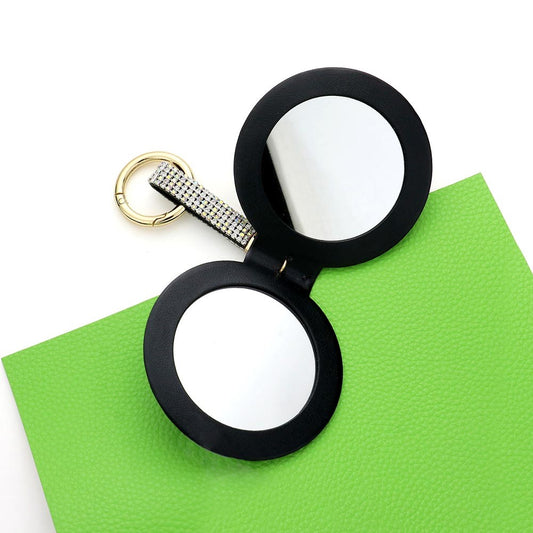 Bling Bee Compact Mirror Keychain