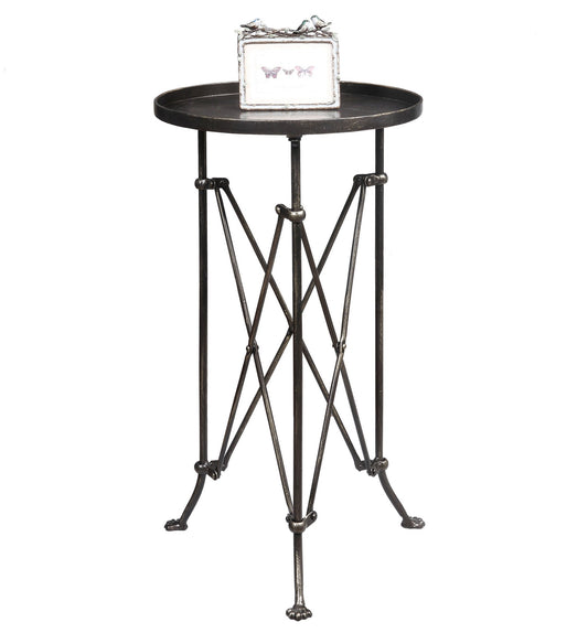 Bronze Metal Accent Table