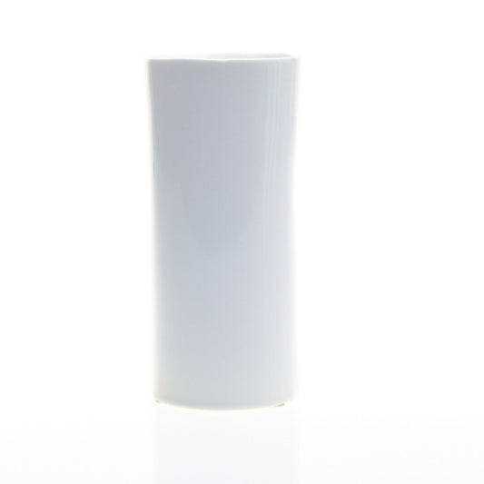 White Modern Brooklyn Cylinder Vase (Small)