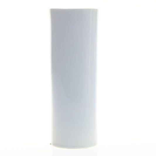 White Modern Brooklyn Cylinder Vase (XL)