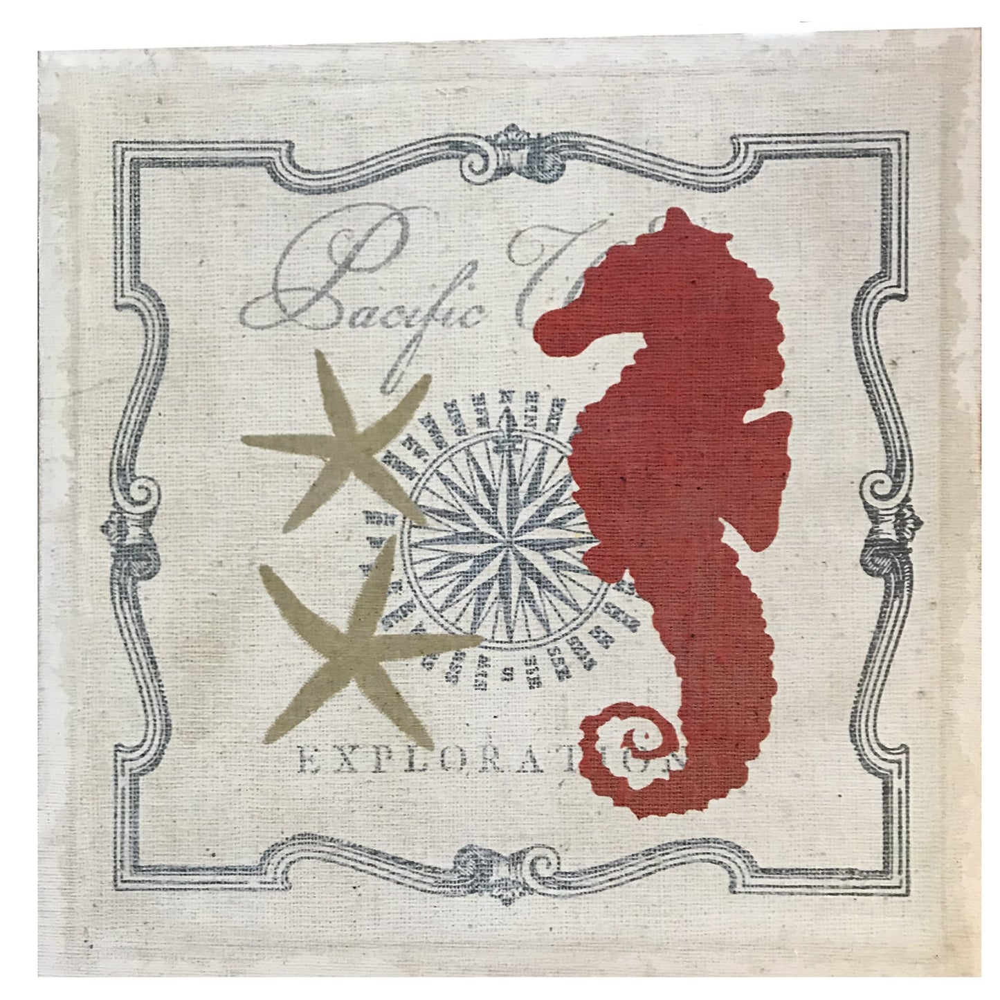 Seahorse Frame-less Wall Decor