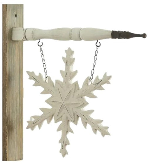Carved Snowflake Arrow Replacement Sign