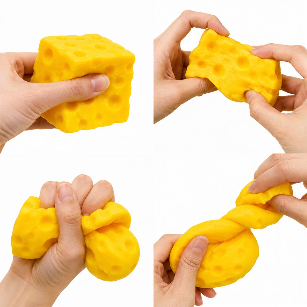 Cheese Squishy Fidget Toy