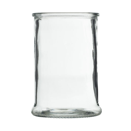 Clear Veza Glass Modern Vase
