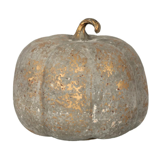 Dusty Large Glass Pumpkin