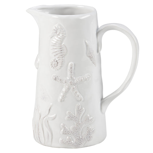 Embossed Beach Pitcher