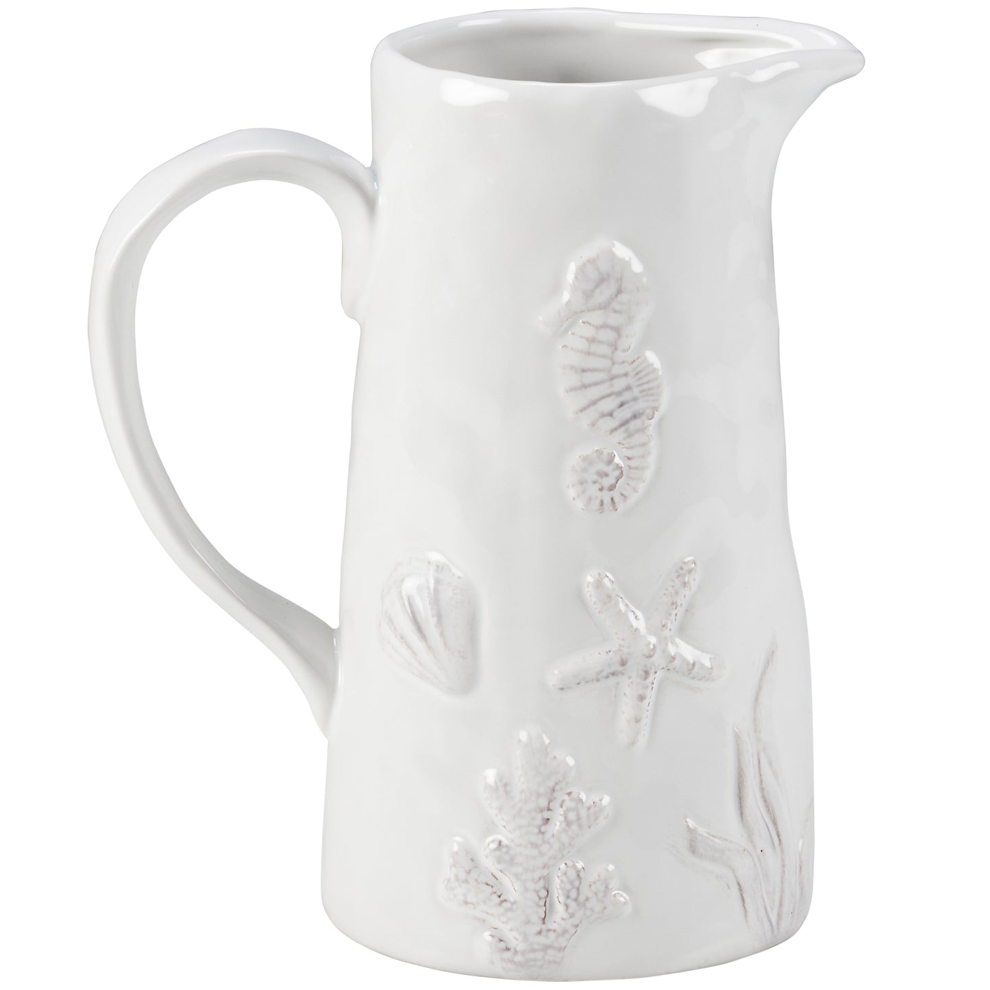 Embossed Beach Pitcher