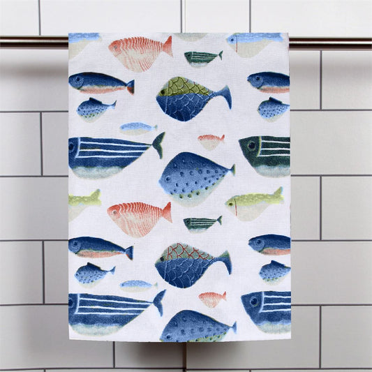 Fish Tales Kitchen Dish Towel