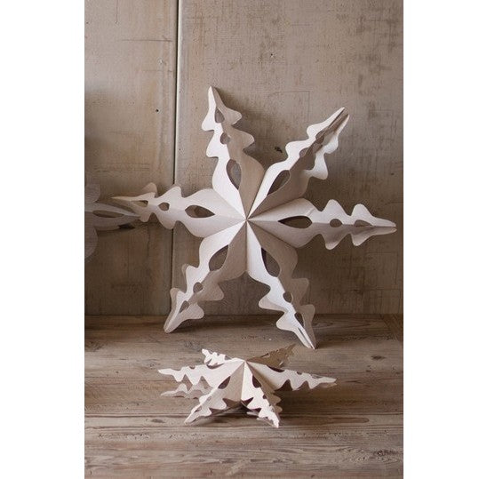 Wooden Folding Snowflake Ornament