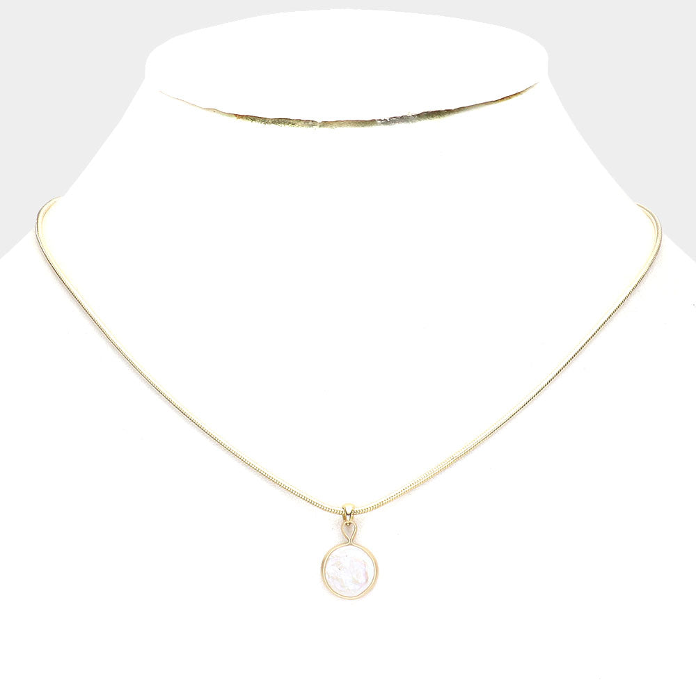 Freshwater Pearl Pendant Necklace