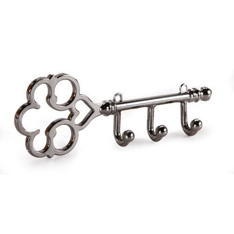 Key Wall Hook Jewelry Hanger - Gun Metal