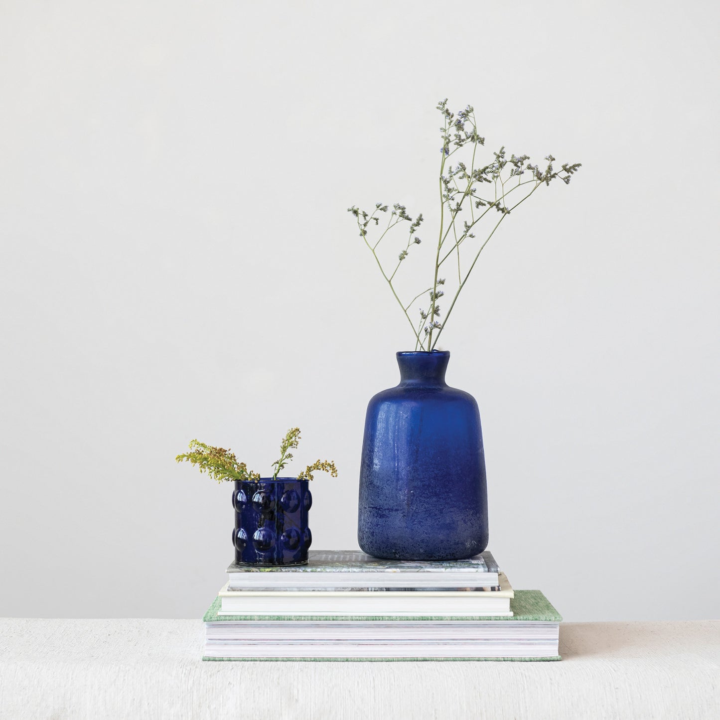 Cobalt Blue Votive Candleholder Vase