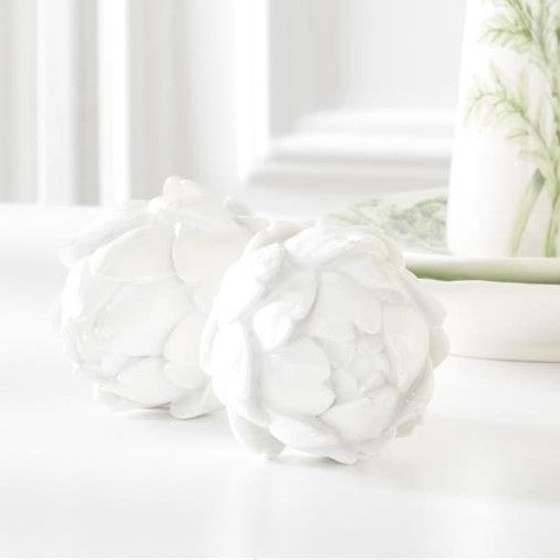 Glossy White Artichoke