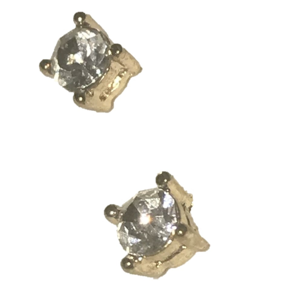 Faux Diamond Stud Earrings