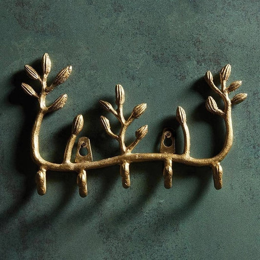 Tree Branch Golden Wall Hooks