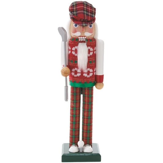 Christmas Golfer Nutcracker