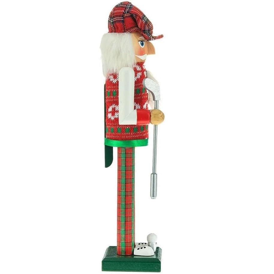 Christmas Golfer Nutcracker