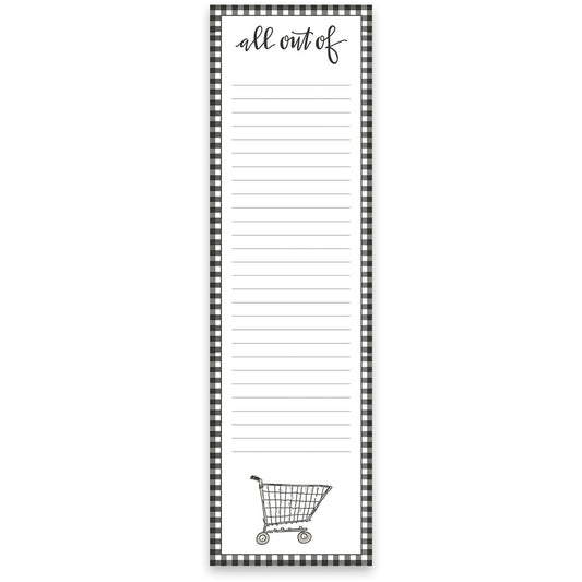 List Notepad - All Out Of