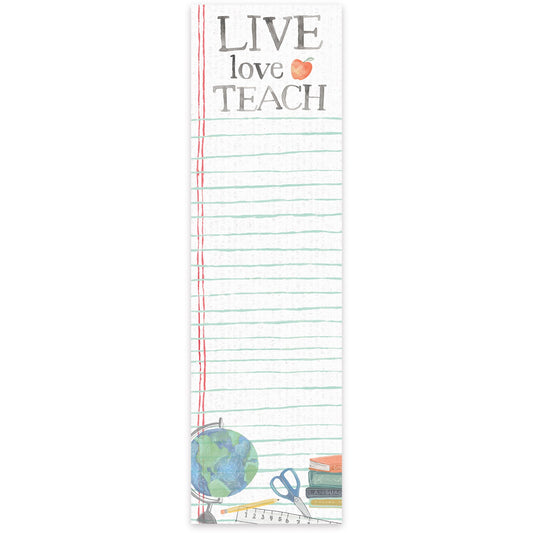 List Notepad - Live Love Teach