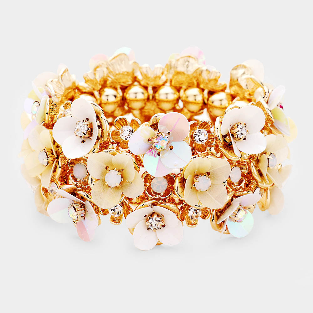 Bloom Flower Stretch Bracelet