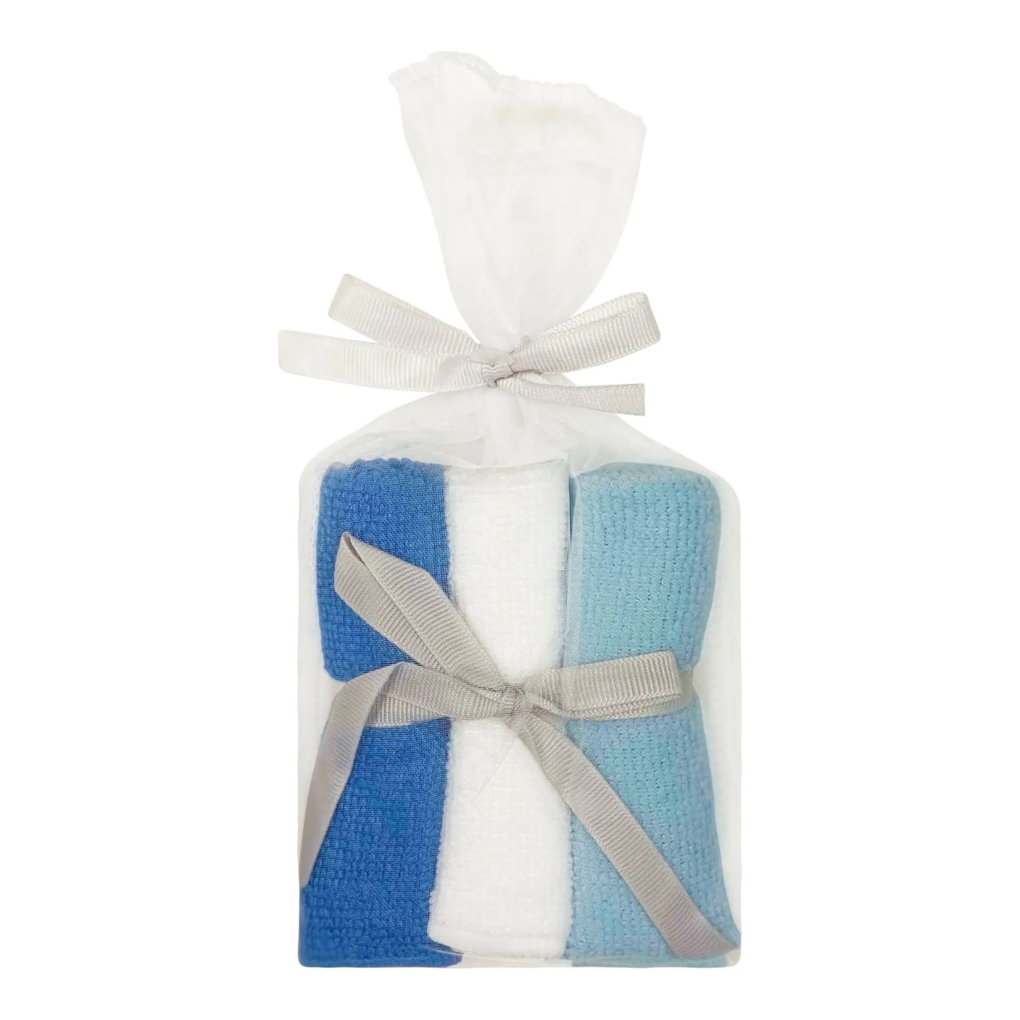 Shark Baby Bath Robe With Washcloths (Blue)