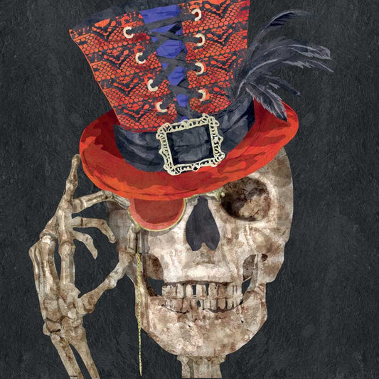 Mr. Bones Skeleton Halloween Paper Cocktail Napkins – 20 Per Package