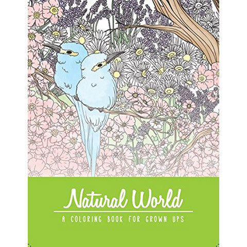 Natural World Coloring Book for Grown-ups