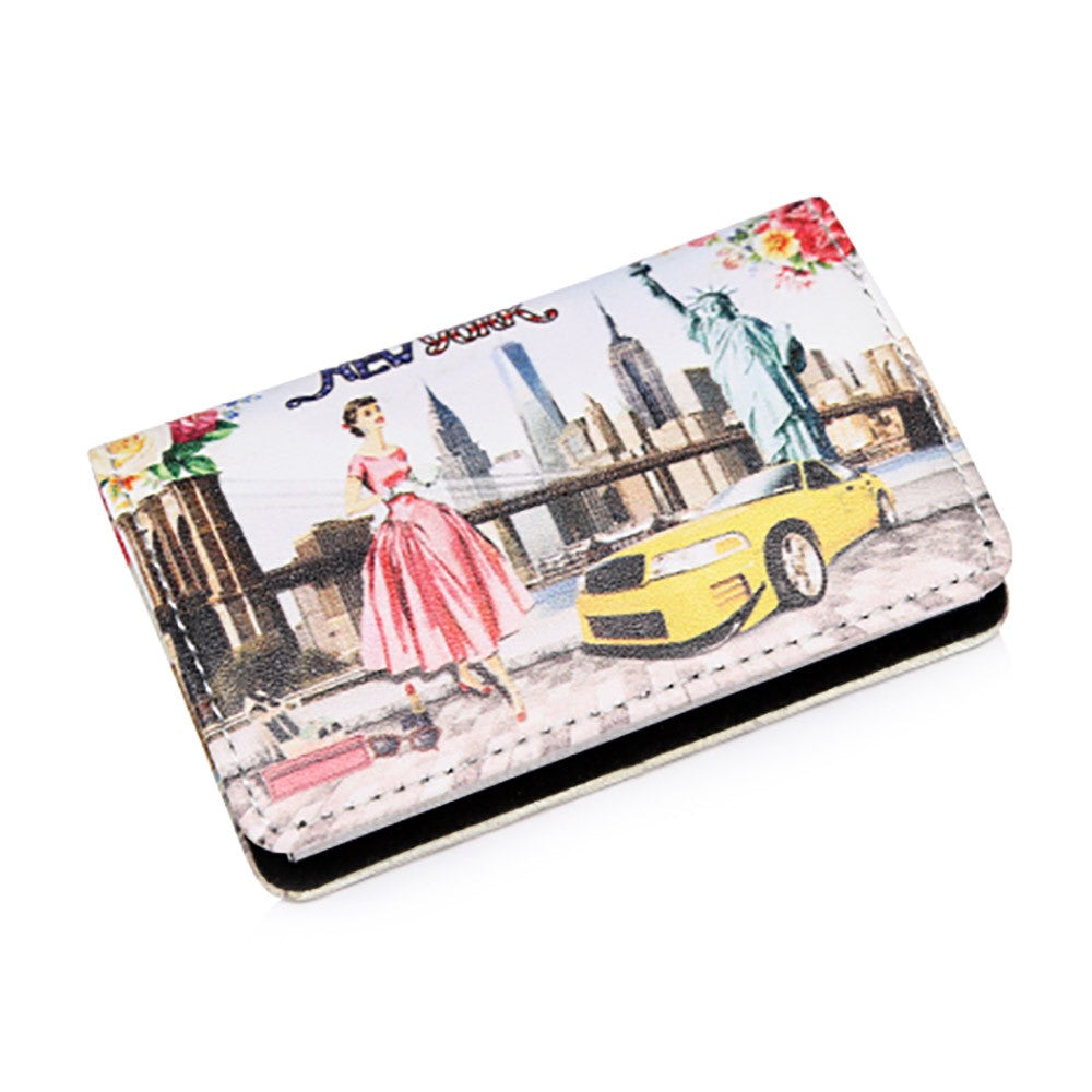 New York Printed Credit -  Business Card Case