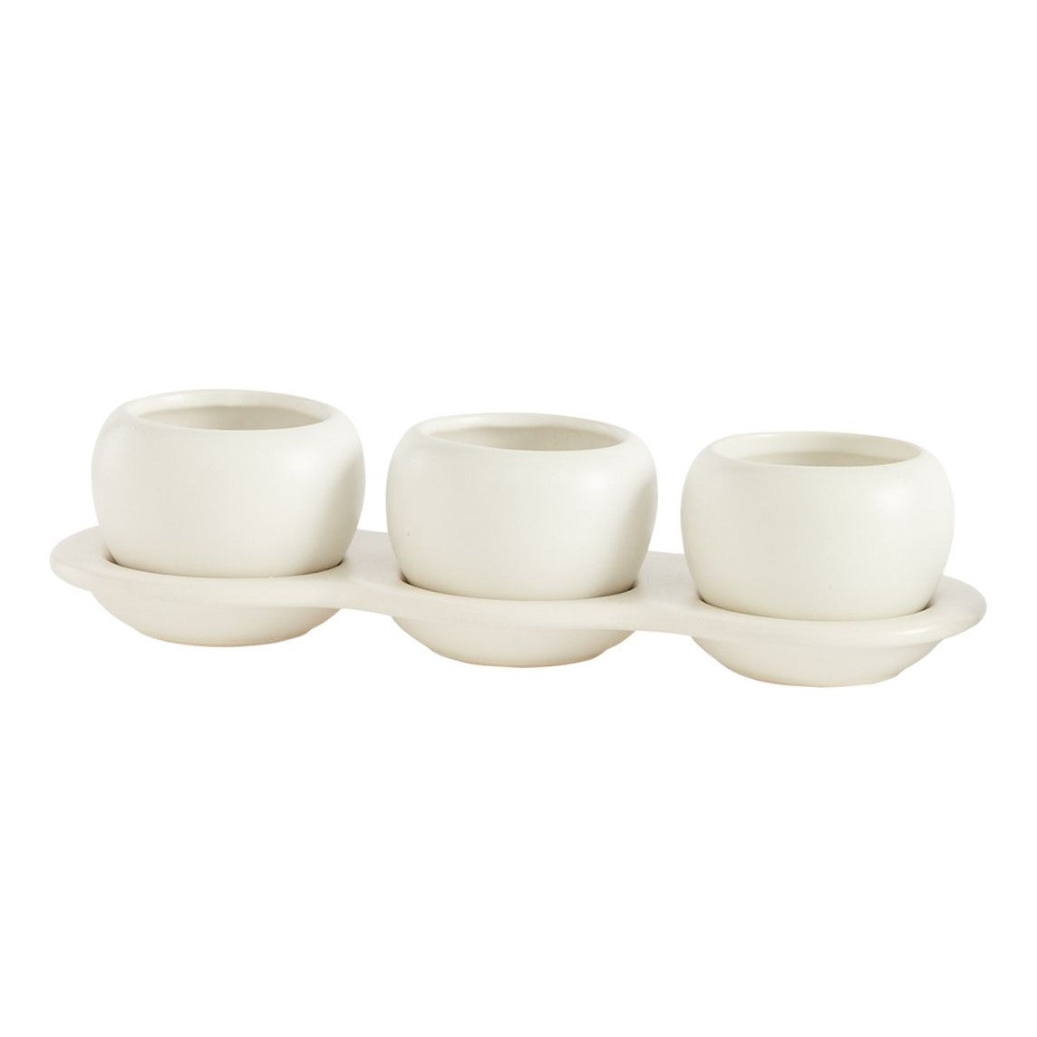 Otto White Modern Planter Pots