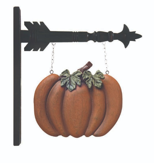 Orange Pumpkin Hanging Arrow Replacement Sign