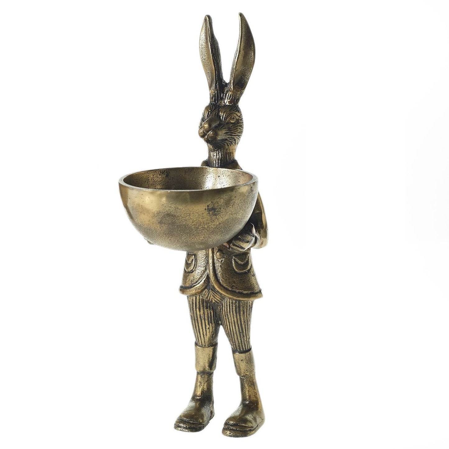 Standing Gold Rabbit Hare Bowl Stand (Eric)