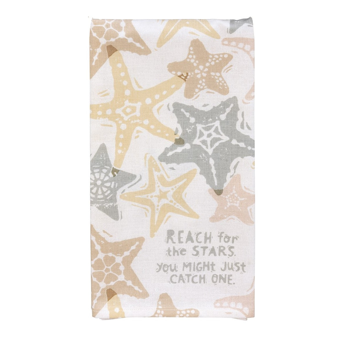 Reach For The Stars Beach Kitchen Dish Towel (Starfish)