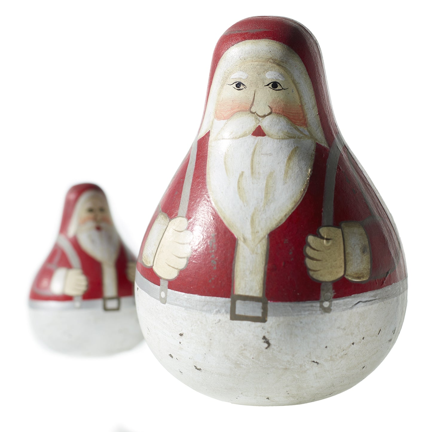 Roly Poly Santa - Unique Holiday Decor | Salty Home