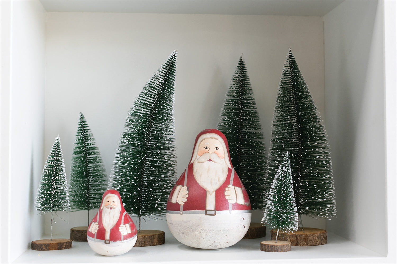 Roly Poly Santa - Unique Holiday Decor | Salty Home