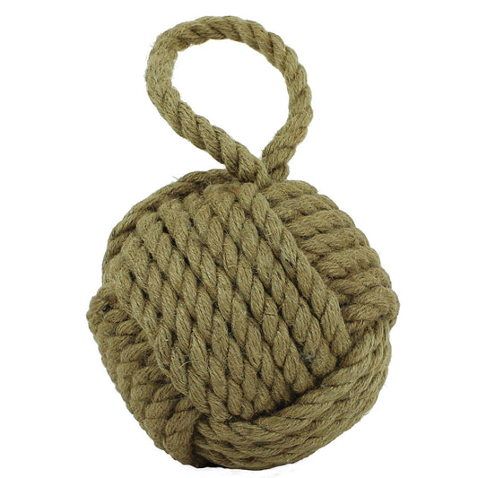 Sailor's Knot Monkey Fist Nautical Rope Doorstop