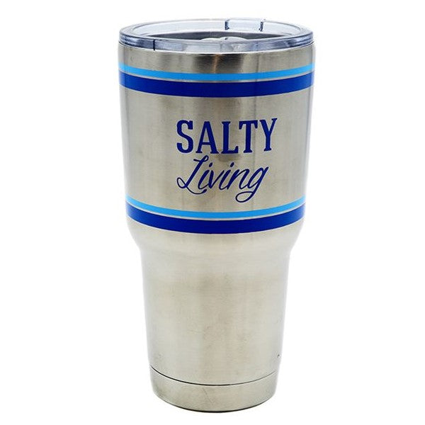 Salty Living Nautical Travel Mug Tumbler