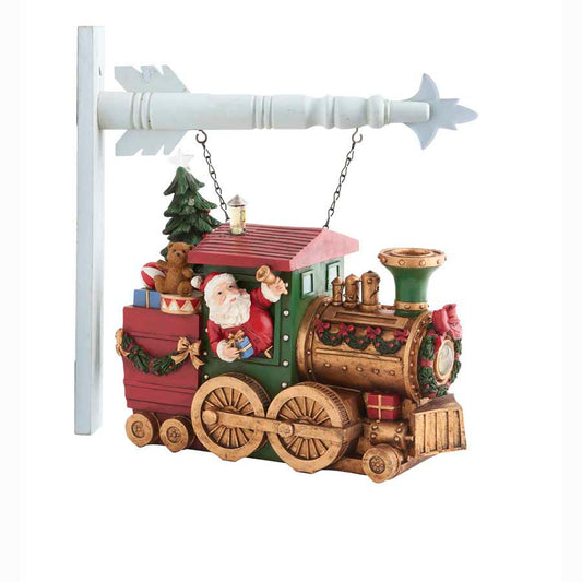 Musical Santa Train With Toys and LED Light Arrow Replacement Sign