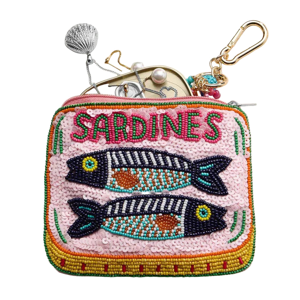 Sardine Coin Purse, Contents not included