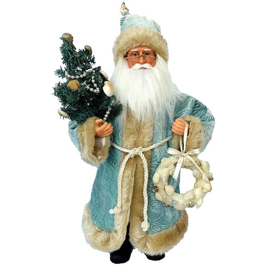 Seaside Beach Coastal Santa Claus (15")