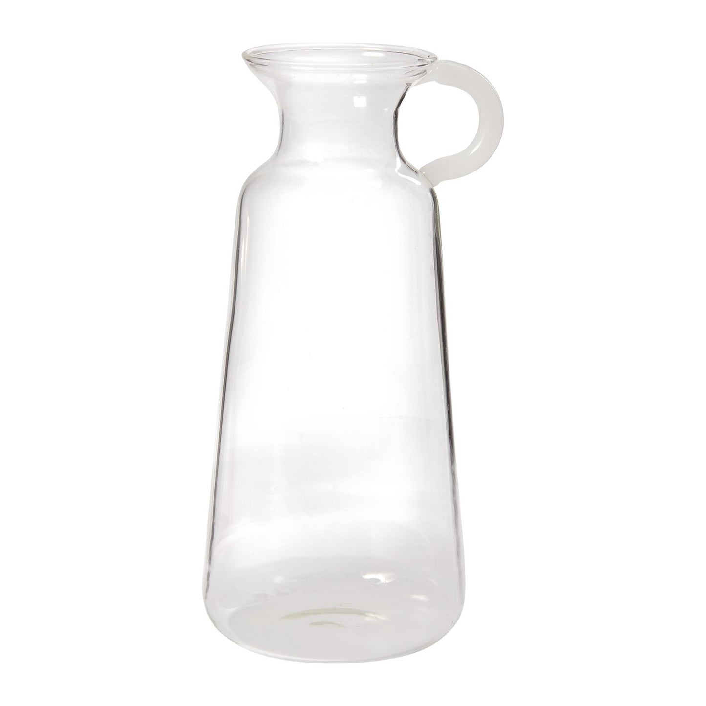 Simpatico Clear Glass Modern Pitcher Vase - Budvase