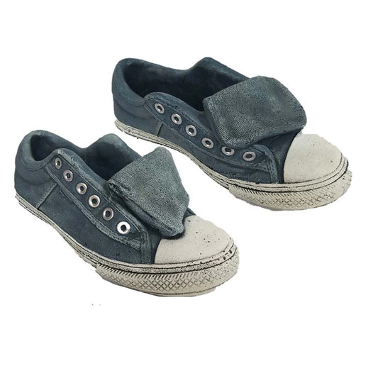 Blue Sneaker Cement Planters (Set of 2)