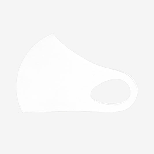 Solid Fashion Mask (White)